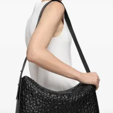 Тисненая наплечная сумка Puffy Bear