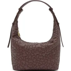 Сумка через плечо с регулируемым ремнем и цветочным узором