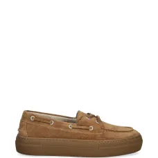 Замшевые лоферы на шнуровке CPH177