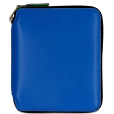 Гладкий кожаный кошелек на молнии Гладкий кожаный кошелек на молнии