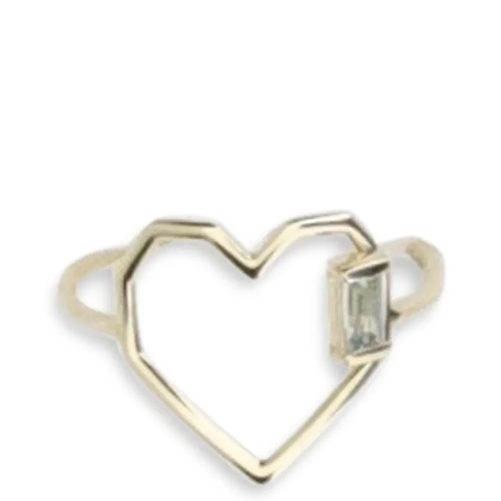 Кольцо Corazon с аквамарином