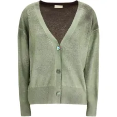 Кардиган с градиентом и пуговицами Кардиган с градиентом и пуговицами