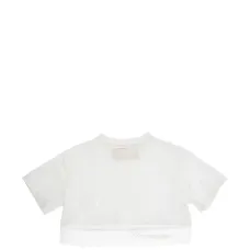 Футболка с полупрозрачными вставками