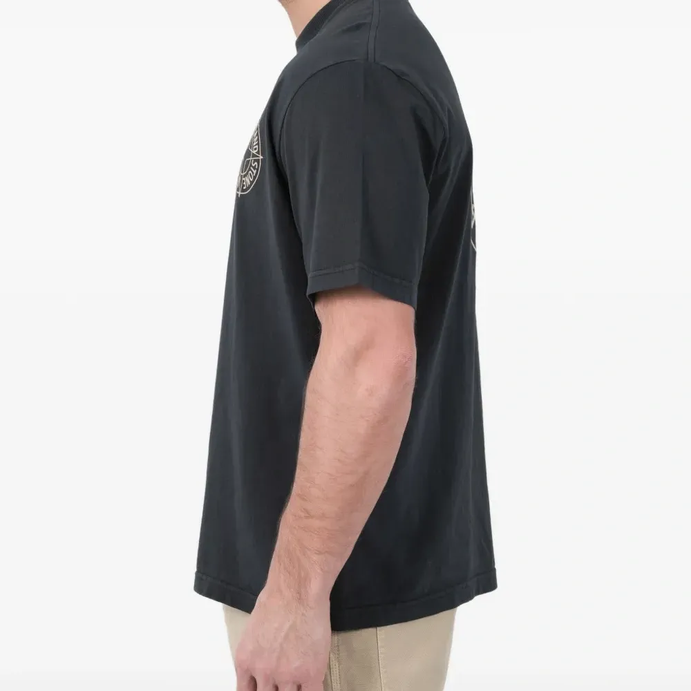 Футболка с принтом логотипа