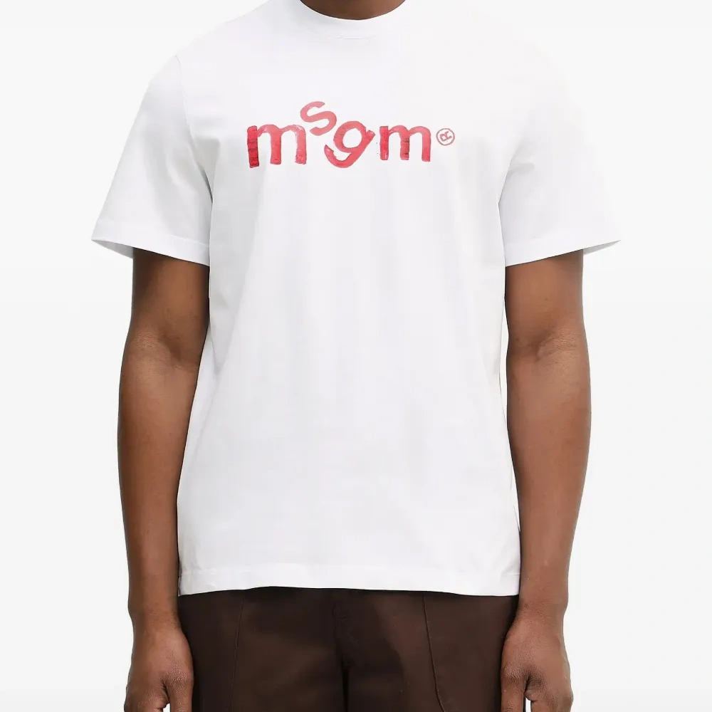 Футболка с принтом логотипа