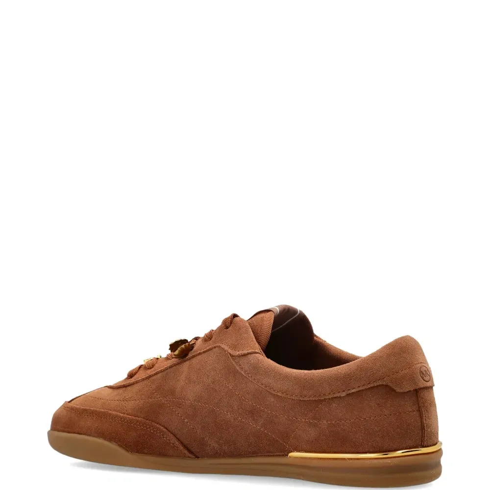 Кроссовки с декоративным элементом