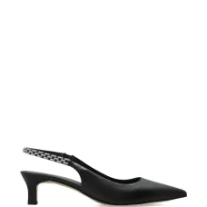 Кожаные туфли-лодочки с цепочкой Кожаные туфли-лодочки с цепочкой