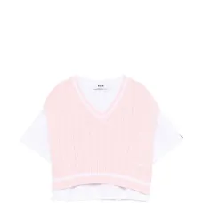 Футболка в технике «косы»