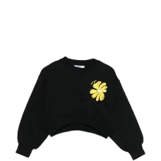 Свитшот с цветами из пайеток