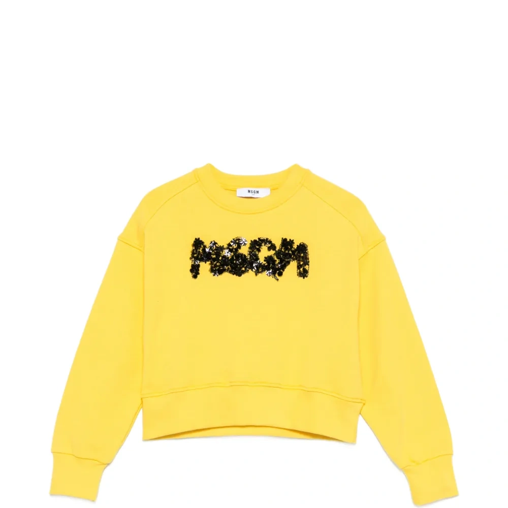 Свитшот с украшением из пайеток