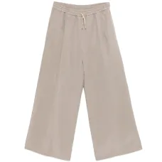 Брюки с поясом на кулиске