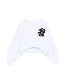 Свитшот с цветочным декором