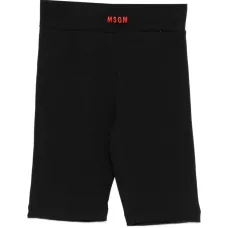 Шорты с вышитым логотипом