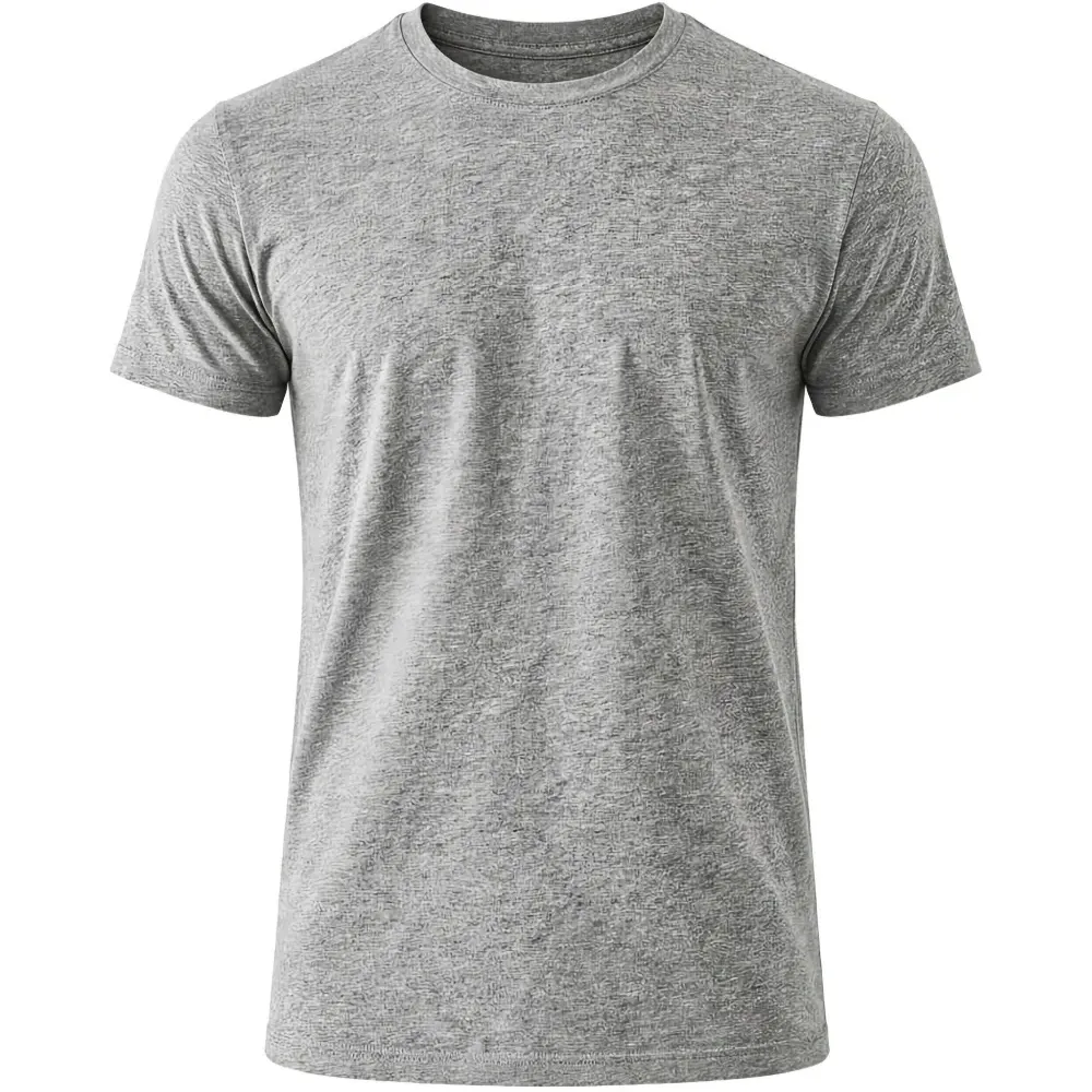 Футболка с меланжевым эффектом