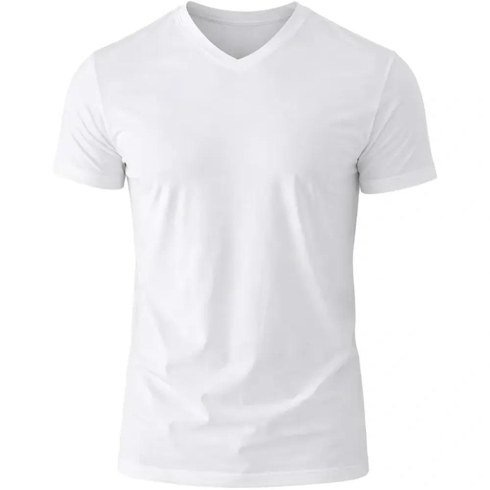 Футболка с V-образным вырезом