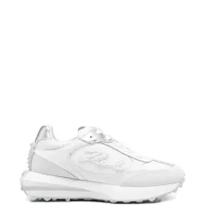 Кроссовки с металлическими вставками