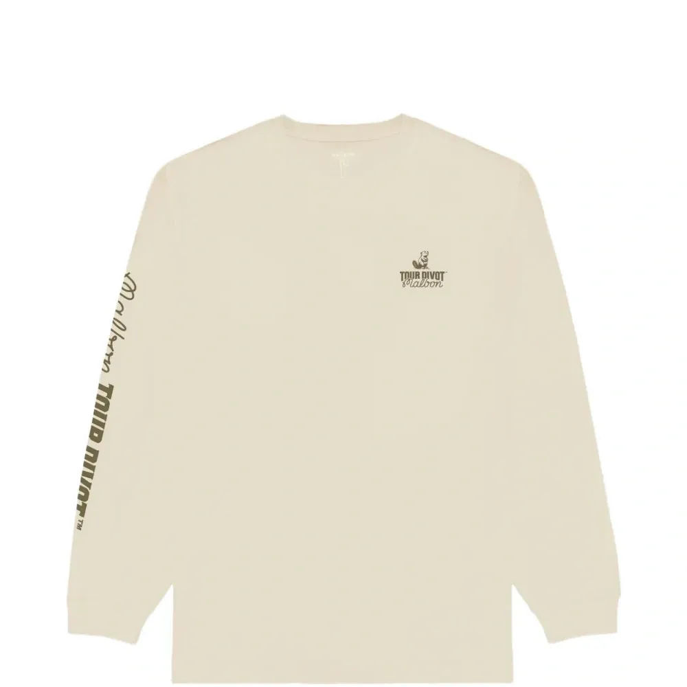 Футболка с длинными рукавами и принтом-логотипом