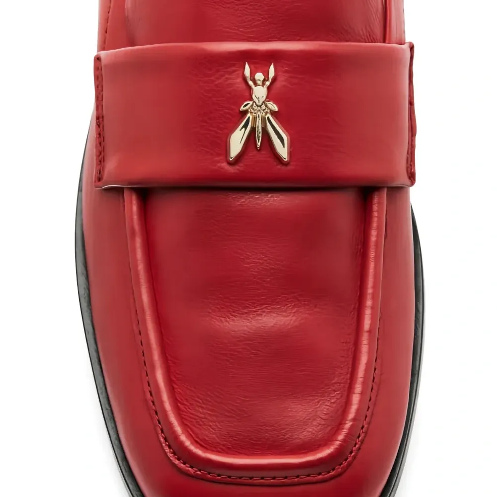 Лоферы с квадратным носком