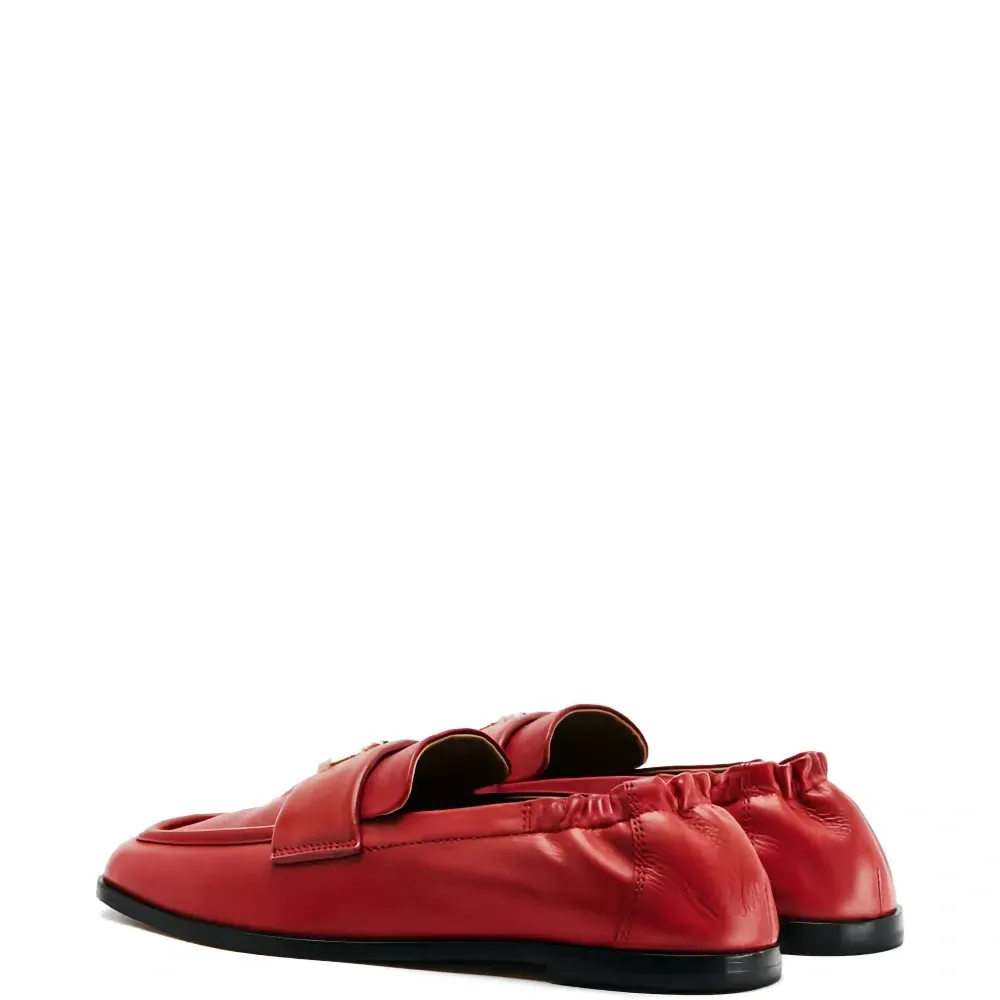 Лоферы с квадратным носком