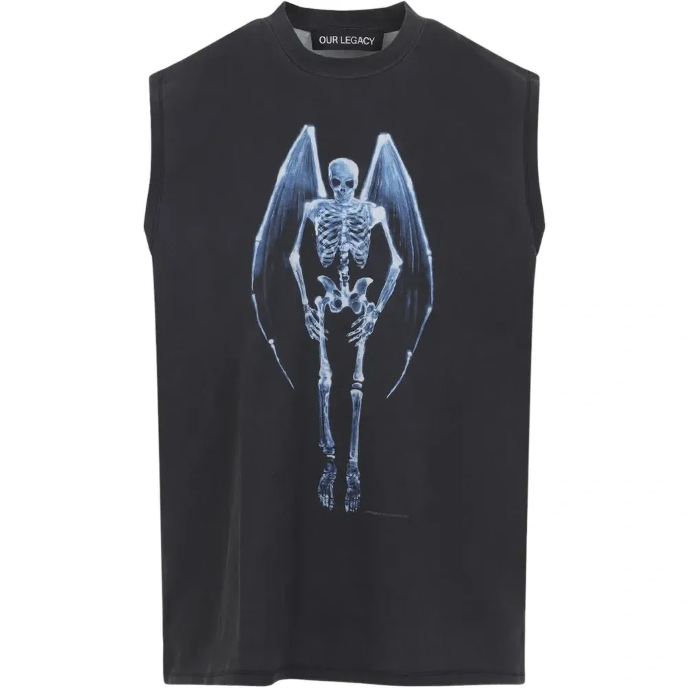 Жилет с принтом "падший ангел"