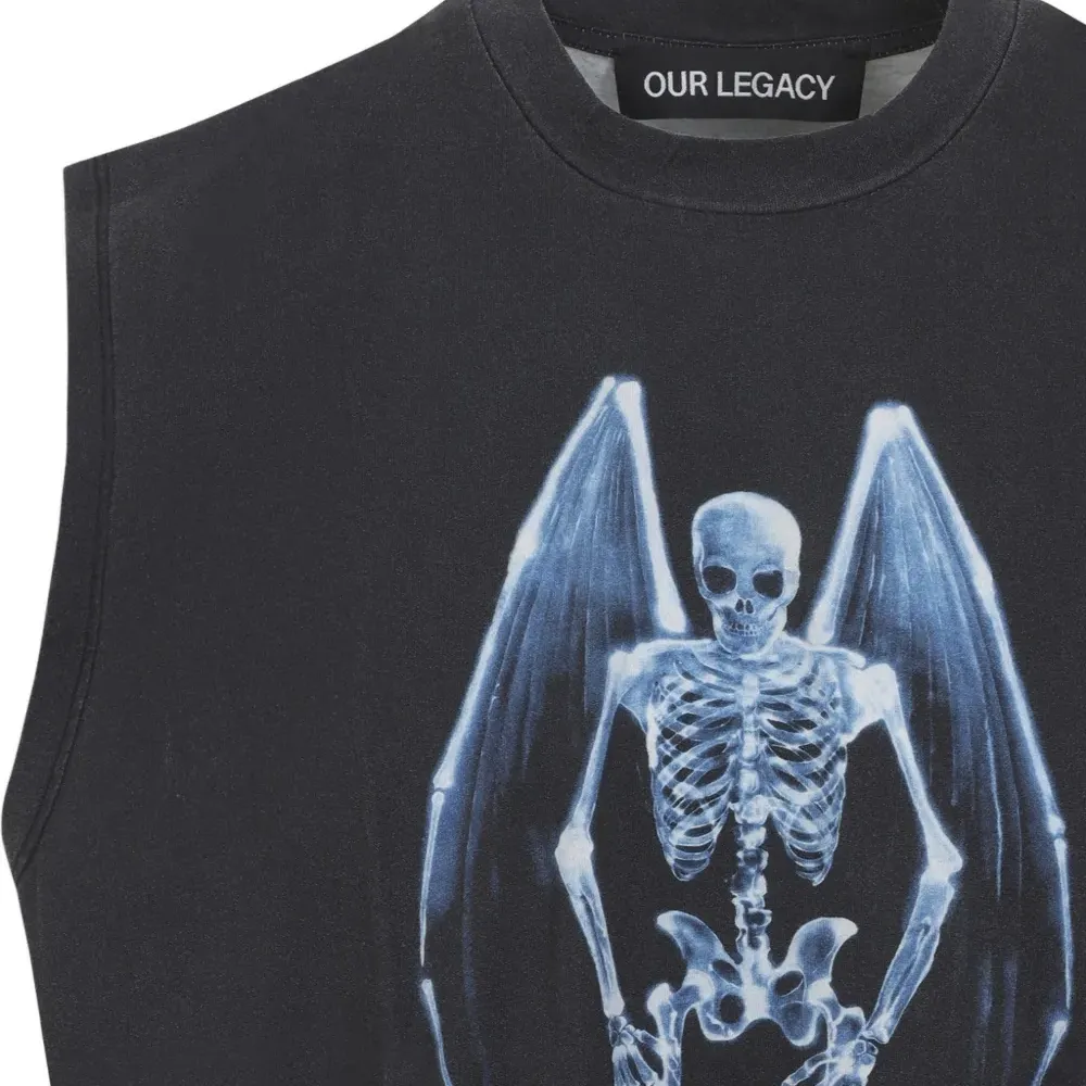 Жилет с принтом "падший ангел"