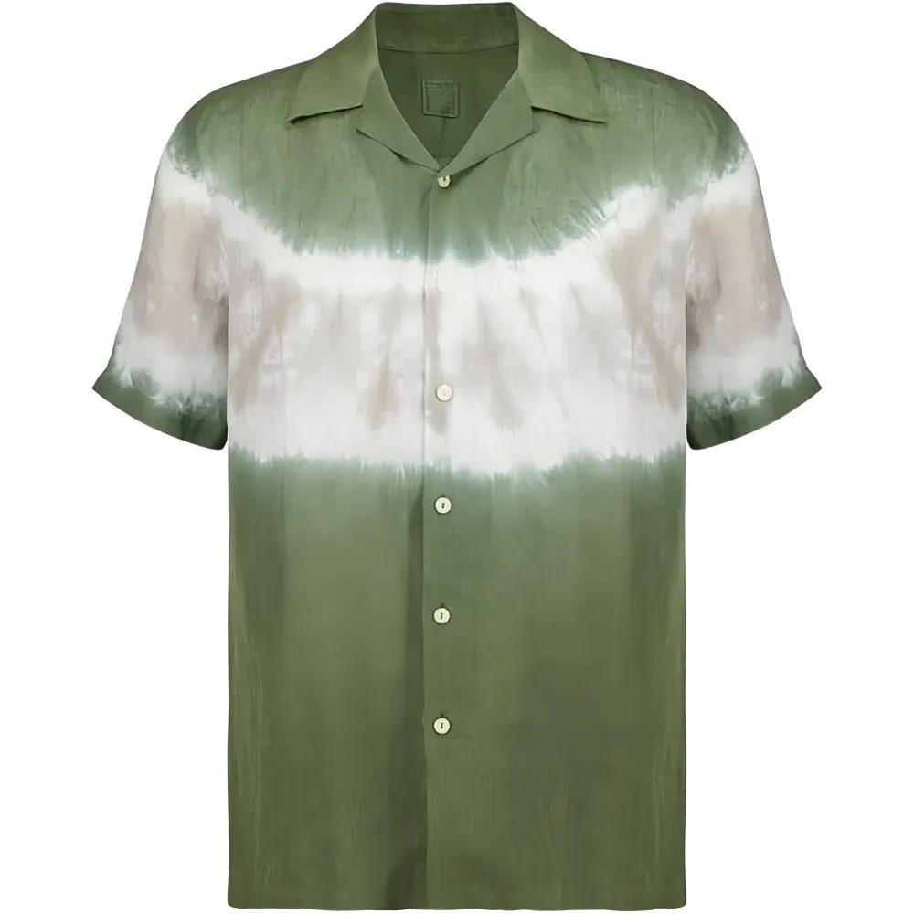 Льняная рубашка прямого кроя