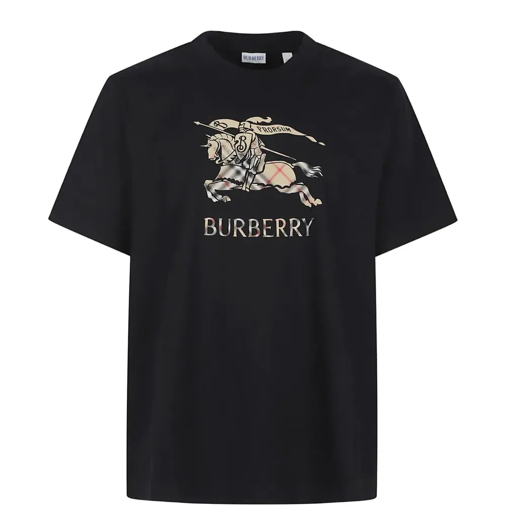 Футболка с принтом и круглым вырезом