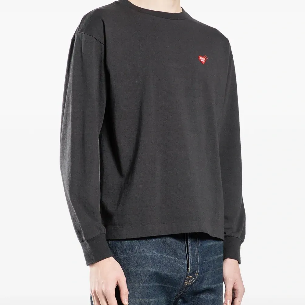 Футболка с длинными рукавами и принтом