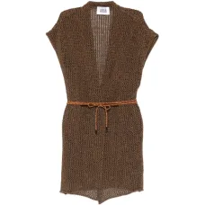 Вязаное изделие с поясом