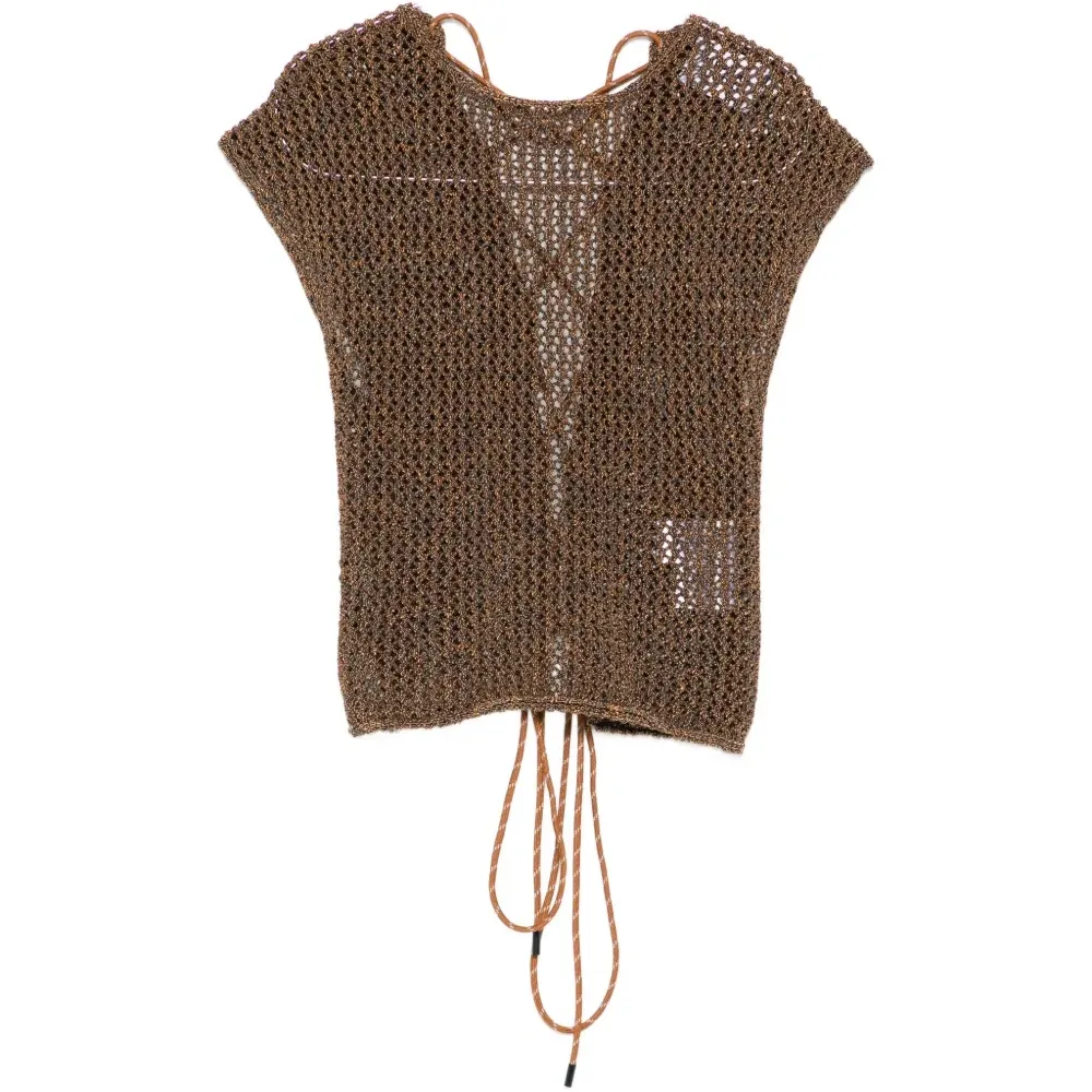 Топ с открытой вязкой