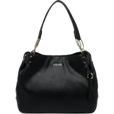 Сумка на плечо с логотипом и кисточкой Сумка на плечо с логотипом и кисточкой