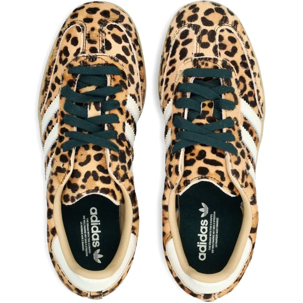 Кроссовки Samba OG с леопардовым принтом и тремя полосками