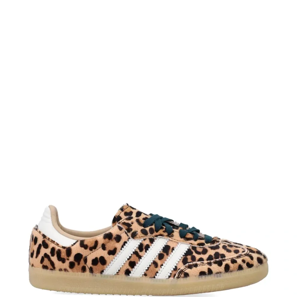 Кроссовки Samba OG с леопардовым принтом и тремя полосками