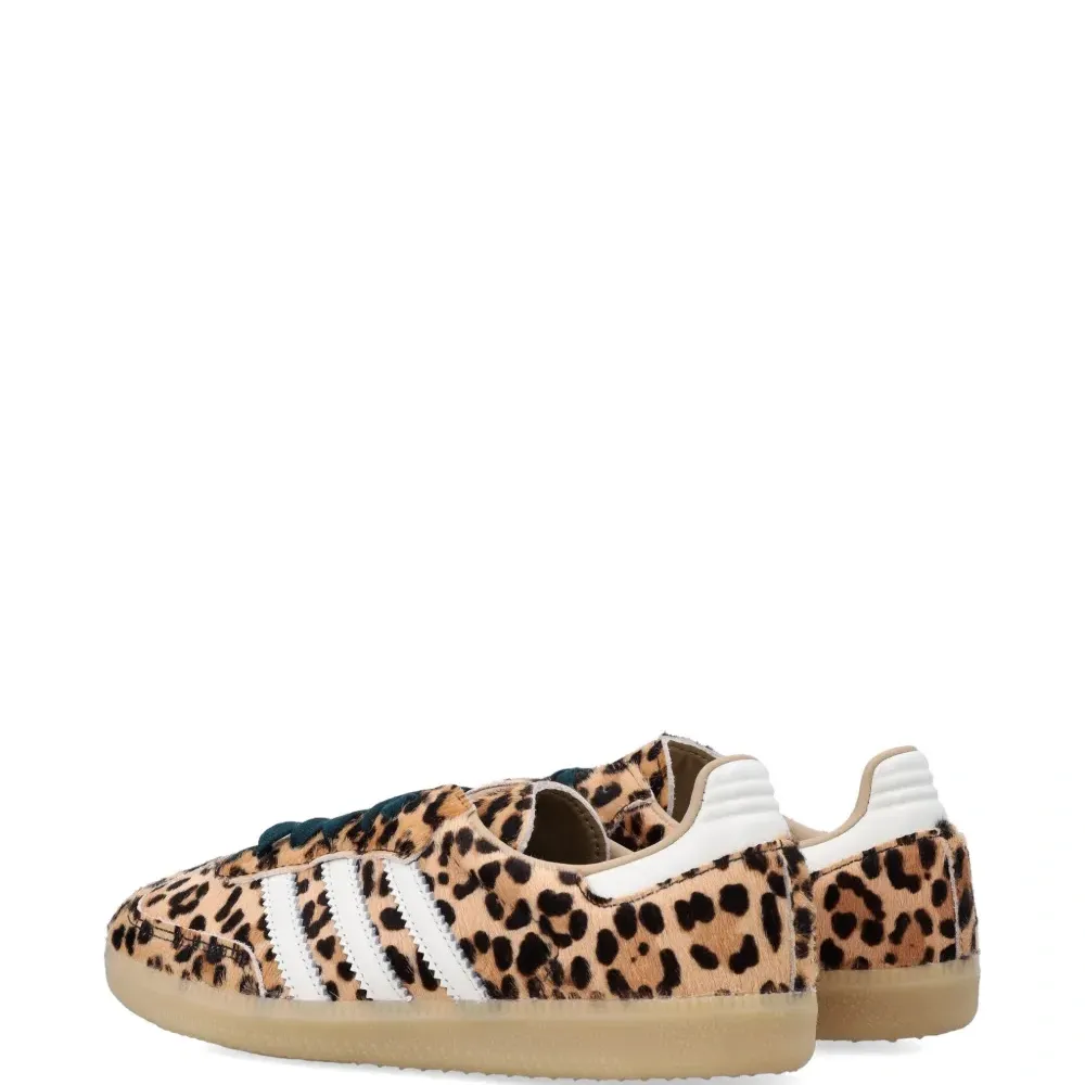 Кроссовки Samba OG с леопардовым принтом и тремя полосками