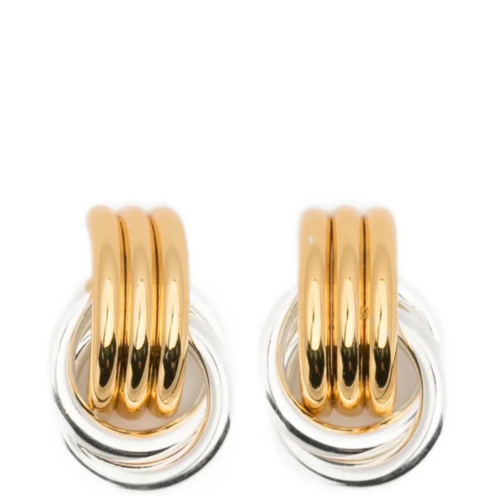 Серьги-подвески с полированной отделкой