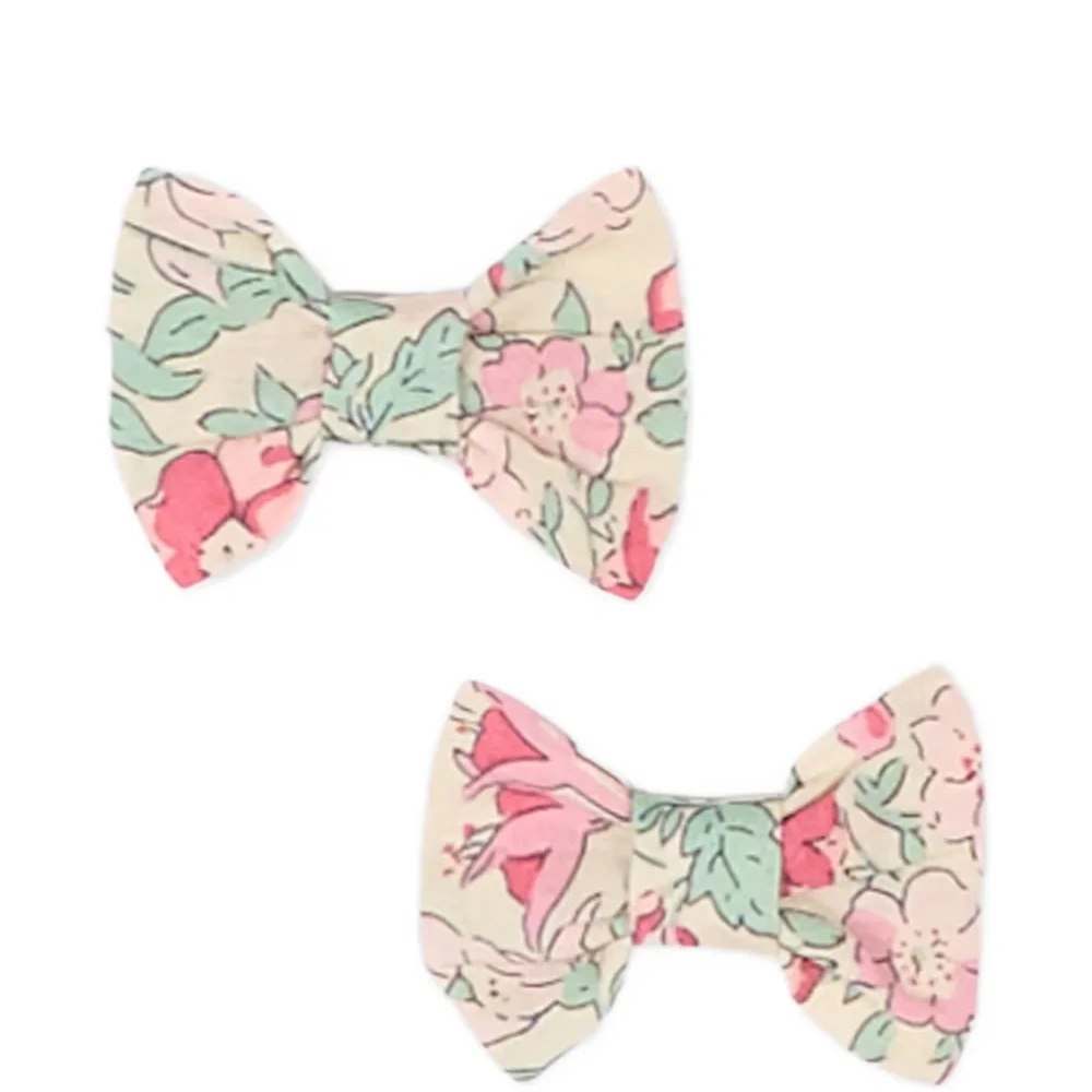 Заколка для волос с цветочным бантом