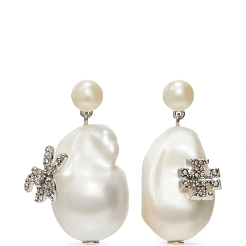 Серьги-подвески Moondance с грушей и цветком