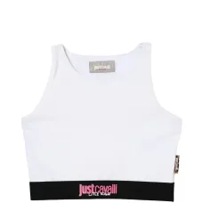 Укороченный топ с лентой