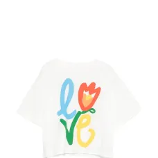 Футболка с цветочным принтом