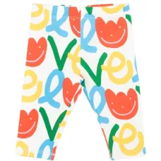 Леггинсы с цветочным принтом