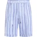 Шорты в полоску на шнурке