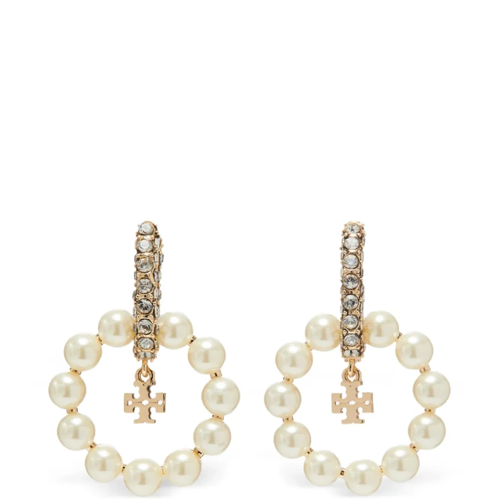 Серьги-кольца Moondance с жемчугом