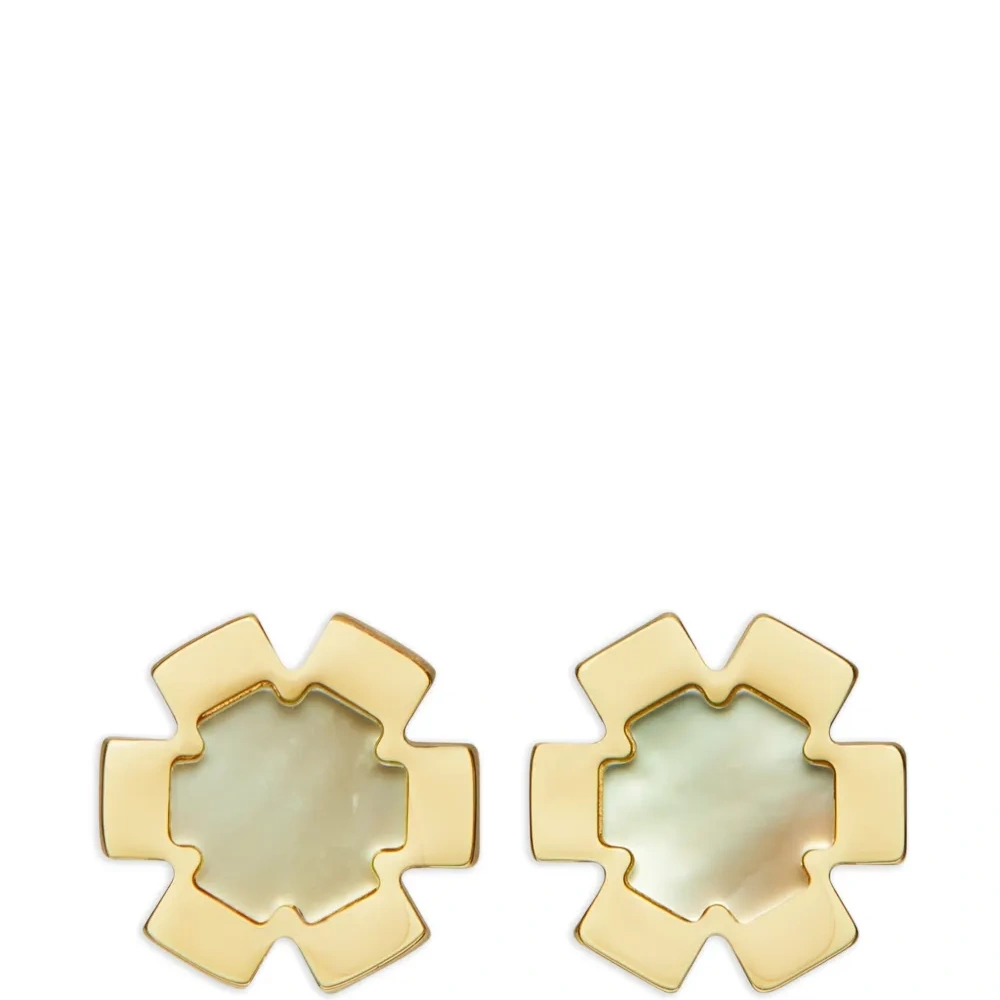 Серьги-гвоздики "Незабудка"