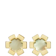 Серьги-гвоздики "Незабудка"