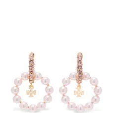 Серьги-кольца Moondance с жемчугом