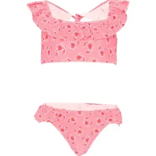 Бикини с оборками и принтом крабов