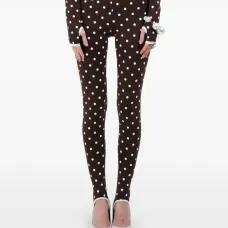 Леггинсы в горошек