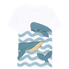 Футболка с принтом кита