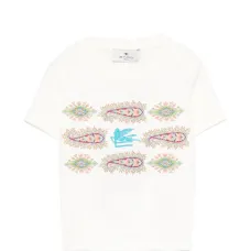 Футболка с принтом "пейсли"