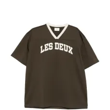 Футболка с V-образным вырезом и перфорацией